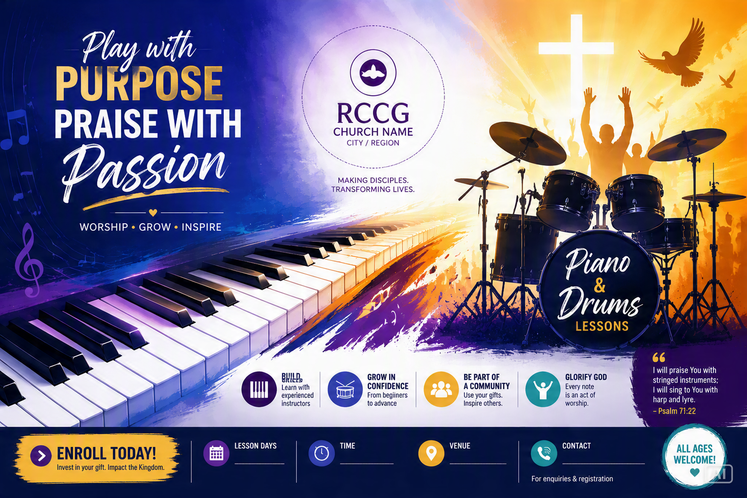 Protected: Piano & Drums Training Program 2026 – RCCG Youth Mannheim